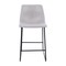 Merrick Lane 24 inch Faux Counter Height Bucket Seat Stools, Set of 2